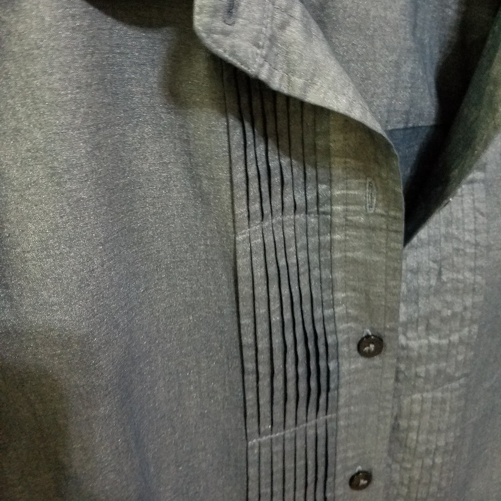 Chico's denim tunic shirt - Picture 4 of 5
